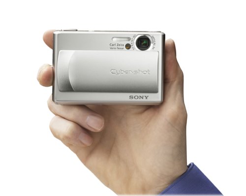 Sony Cybershot DSC-T1 5MP Digital Camera with 3x Optical Zoom