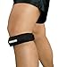 Bracoo Knee Strap - Running, Basketball, Pain Relief for Jumper's and Runner's Knee, Patella support, One Size, Black
