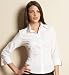 Petite 34 Sleeve Plain Shirt