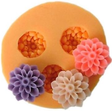Lovely Mold :3D Flower Silicone Fondant Cake Sugarcraft Chocolate Soap Candy Mold Tools Maker DIY