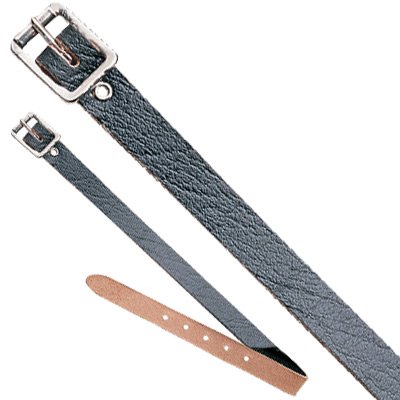 English Spur Straps - Pair (1/2 x 16) Black