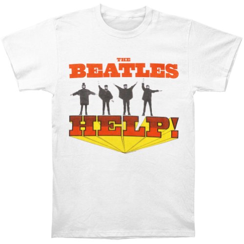 Beatles Men's Help T-shirt Heather Gray