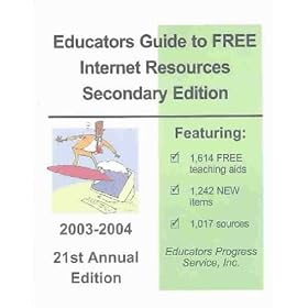 Click here to buy Educators Guide To Free Internet Resources - Secondary Edition.