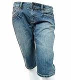 ABS by Allen Schwartz - ABS Jeans Belini Crystals Bermuda Shorts