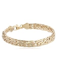 14k Yellow Gold Bracelet, 7.25"