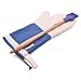 Le Crueset THFD0730 BBQ Brush and Mitt Set, Cobalt