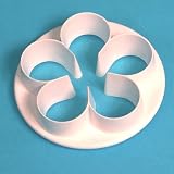PME Plastic Cutters, 4 Pc. Set: Five Petal