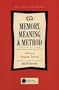 Memory, Meaning, and  Method: Some Psychological Perspectives on Language Learning