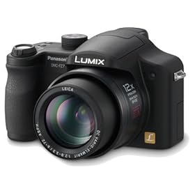 Panasonic DMC-FZ7BB Digital Camera - Black [6MP, 12 X Optical Zoom]