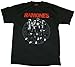 Impact Men's Ramones Presidential Seal/Group Short Sleeve T-Shirt,Black,X-Large