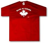 Made In Canada Logo RED T Shirt Small thru 5X