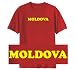 T-Shirt " Word Moldova " Country