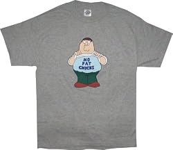 Family Guy No Fat Chicks T-shirt Gray