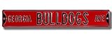 Georgia Bulldogs Avenue Sign 6 x 36 NCAA College Athletics Street Sign