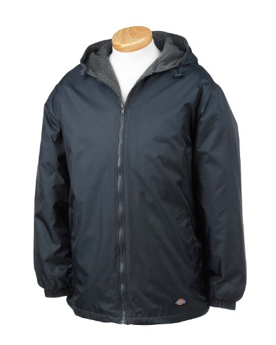 Dickies - Fleece-Lined Hooded Nylon Jacket