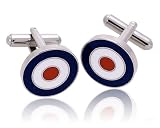 British Insignia Target Logo Airplane Cufflinks Cuff Links