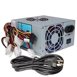 A-Power Gamer 480-Watt 20+4-pin Dual-Fan ATX Power Supply with SATA