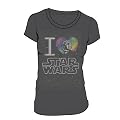 I Heart Star Wars Darth Vader Juniors Crew T-Shirt