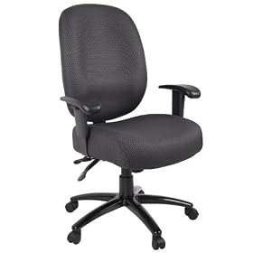 Dido Deluxe Ergonomic Chair Black Designer Fabric
