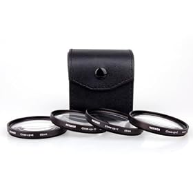 55mm Close Up Macro Lens Set (+1+2+4+10) for Canon, Sony, & Any Other 55 mm