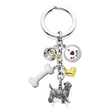 Cairn Terrier - I Love My Dog Keychain