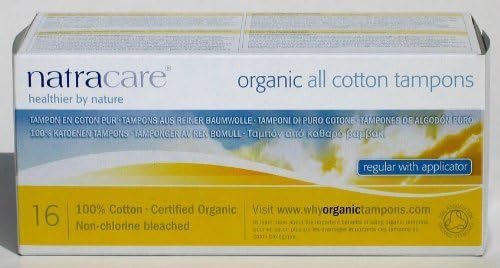 Natrcare Llc 8002 16 Count Organic All Cotton Tampons With Applicator by Natrcare Llc