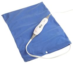 Sunbeam Health at Home Standard Moist Heating Pad with 3 Heat Settings, Sky Blue