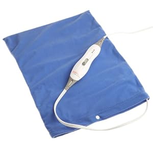 Sunbeam Health at Home Standard Moist Heating Pad with 3 Heat Settings, Sky Blue