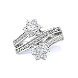 14k White Gold Diamond Ring ( 0.75 ct.tw.)