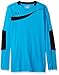 Under Armour Boys' Horizontal Goalkeeper Jersey, Capri (419)/Black, Youth Medium