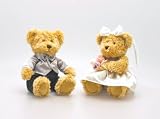 Bride and Groom 20cm Teddy Bears Wedding Day Special Gift Idea