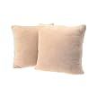 Set of 2 Chenille Knife-Edge Toss Pillows - Natural