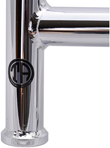 Throttle Addiction HB-RAB-01-CP Chrome Rabbit Ear Motorcylce Handlebars 1"