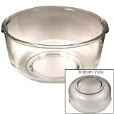 Sunbeam and Oster mixer large glass bowl, 4 quart.