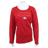 San Francisco 49ers Women's Long Sleeve NFL T-Shirt - Red - 3XL
