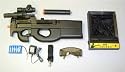 Well P-90 Laser Red Dot Airsoft Electric