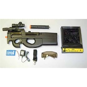 Well P-90 Laser Red Dot Airsoft Electric