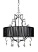 CANARM LTD. ICH373A04CH17 Crawford 4 Bulb Chandelier Light, Chrome and Crystals