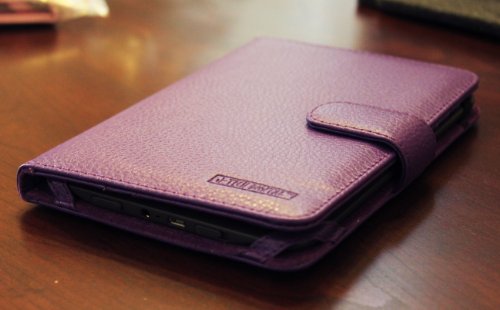 Best Price J-Tech Digital Purple Genuine Leather Amazon Kindle 3 (Fits 6