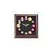 Pro Series Square Billiard Clock (Cherry / Spruce Felt)