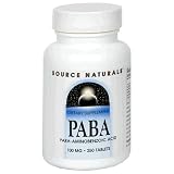 Source Naturals PABA 100mg, 250 tablets (Pack of 3)