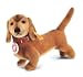  - BAZI Mohair Dachshund made by Steiff in Germany, plush dog / toy.