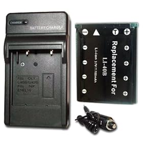 Battery+Charger for Olympus X-905 X-915 X-925 X-935