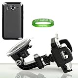 Smart Phone Rotatable Car Window Vent Mount Accessories Kit: Black Compatib ....