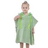YideaHome子供 ベビー アニマル バスタオル バスローブ ビーチタオル フード ポンチョマント パイル おくるみ 動物 お顔 と 耳 付き タオル地 出産祝い プレゼント