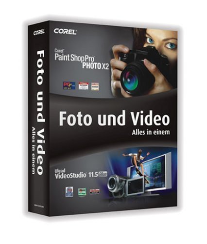 Paint Shop Pro Photo X2 + VideoStudio 11.5 Plus