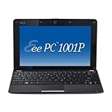 ASUS Eee PC Seashell 1001P-MU17-BK 10.1-Inch Black Netbook - Up to 11 Hours of Battery Life