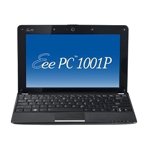 ASUS Eee PC Seashell 1001P-PU17-BK 10.1-Inch Black Netbook (Up to 11 Hours of Battery Life)