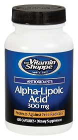 Vitamin Shoppe - Alpha-Lipoic Acid, 300 mg, 120 capsules.