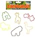 Safari Animals Original Zany Bandz Rubber Band Bracelets - 24 Bands